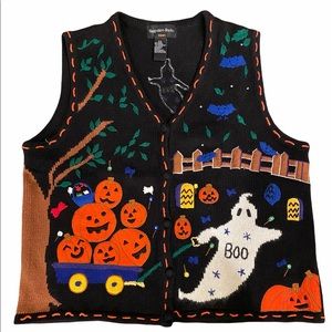 Hampshire Studio Halloween Ghost/Pumpkin Vest PL